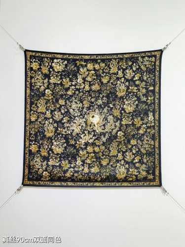 5 SDO251918mm double-sided 90x90cm diagonal silkDior's' Unicorn '_6059