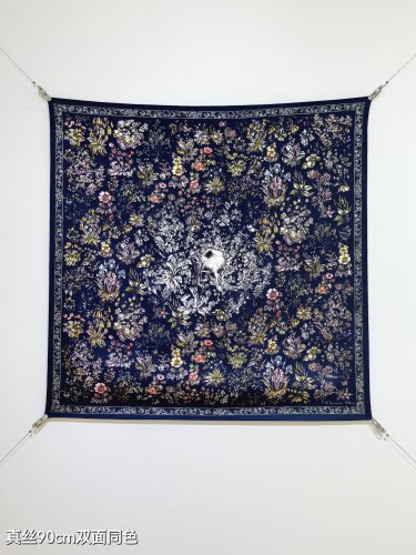 5 SDO251918mm double-sided 90x90cm diagonal silkDior's' Unicorn '_6060
