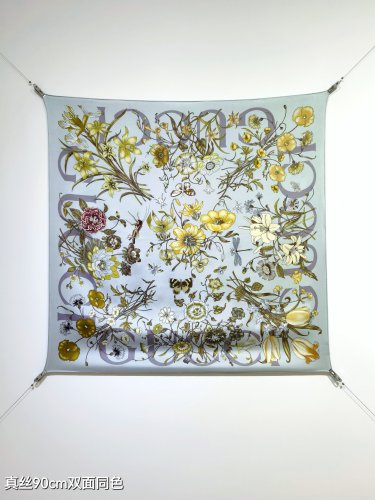 5 SGC250218mm double-sided 90x90cm diagonal silkGucci's' Flora '