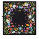 5 SGC251118mm double-sided 90x90cm diagonal silkGucci's' Flowers'