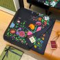 5 SGC251118mm double-sided 90x90cm diagonal silkGucci's' Flowers'