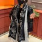5 Shining Scarf Small Fragrant Cashmere Long Scarf [Double C-Line Letter Long Scarf] Re