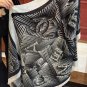 5 Shining Scarf Small Fragrant Cashmere Long Scarf [Double C-Line Letter Long Scarf] Re_3934