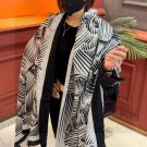5 Shining Scarf Small Fragrant Cashmere Long Scarf [Double C-Line Letter Long Scarf] Re_6880