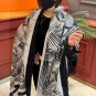 5 Shining Scarf Small Fragrant Cashmere Long Scarf [Double C-Line Letter Long Scarf] Re_6880