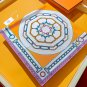 5 SHMS2492 original Hermes [Kaleidoscope Effect] 90cm silk square scarf Adopting the c