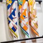 5 SHMS2493 Original Hermes 90cm Silk Square Towel Adopting the cutting-edge craftsmans