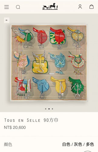 5 SHMS250118mm double-sided 90x90cm diagonal silkHermes' World on a Saddle_5098