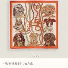 5 SHMS250218mm double-sided 90x90cm diagonal silkHermes' Dog Casting Day_5092
