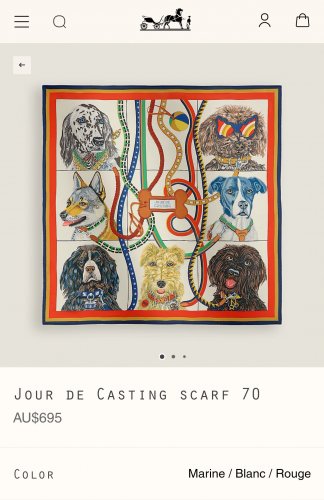 5 SHMS250218mm double-sided 90x90cm diagonal silkHermes' Dog Casting Day_5094