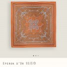 5 SHMS250418mm double-sided 90x90cm diagonal silkHermes' Golden Spurs_7004