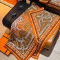5 SHMS250418mm double-sided 90x90cm diagonal silkHermes' Golden Spurs_7004