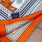 5 SHMS250518mm double-sided 90x90cm diagonal silkHermes' Amazon Celebration