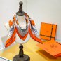 5 SHMS250518mm double-sided 90x90cm diagonal silkHermes' Amazon Celebration