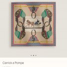 5 SHMS251318mm double-sided 90x90cm diagonal silkHerm è s' Mr. Carriage '
