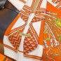 5 SHMS251518mm double-sided 90x90cm diagonal silkHermes' Saddle Bouquet