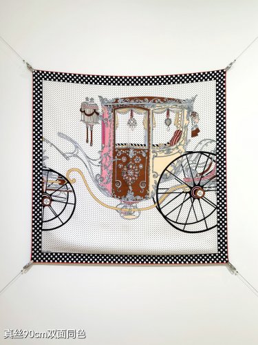 5 SHMS251818mm double-sided 90x90cm diagonal silkHermes' Royal Carriage