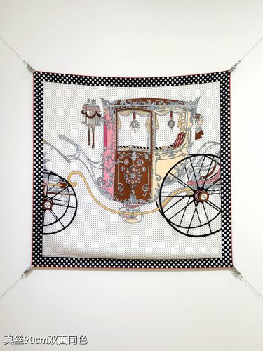 5 SHMS251818mm double-sided 90x90cm diagonal silkHermes' Royal Carriage_6448