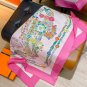 5 SHMS252418mm double-sided 90x90cm diagonal silkHerm è s' Gorgeous Claw Flower Ed