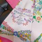 5 SHMS252418mm double-sided 90x90cm diagonal silkHerm è s' Gorgeous Claw Flower Ed