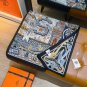 5 SHMS253518mm double-sided 90x90cm diagonal silkHermes' Silk Scarf Adventure