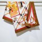 5 SHMS253818mm double-sided 90x90cm diagonal silkHerm è s' Horse Crossing '