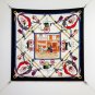 5 SHMS253818mm double-sided 90x90cm diagonal silkHerm è s' Horse Crossing '_319