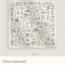 5 SHMS254118mm double-sided 90x90cm diagonal silkHerm è s' Free Scarf '
