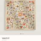 5 SHMS254118mm double-sided 90x90cm diagonal silkHerm è s' Free Scarf '_4050