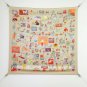 5 SHMS254118mm double-sided 90x90cm diagonal silkHerm è s' Free Scarf '_4050