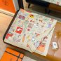 5 SHMS254118mm double-sided 90x90cm diagonal silkHerm è s' Free Scarf '_4050