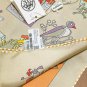 5 SHMS254118mm double-sided 90x90cm diagonal silkHerm è s' Free Scarf '_4050