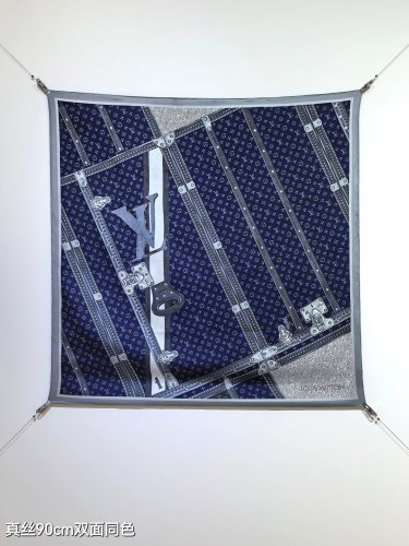 5 SLV250218mm double-sided 90x90cm diagonal silkLV Luggage