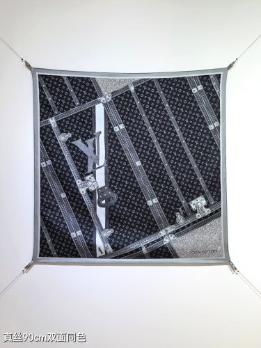 5 SLV250218mm double-sided 90x90cm diagonal silkLV Luggage_7534