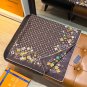 5 SLV250318mm double-sided 90x90cm diagonal silkLV《LV x TM Monogram Superflat Flow_3594