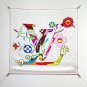 5 SLV250618mm double-sided 90x90cm diagonal silkLVãLV x TM Monogram Superflatã