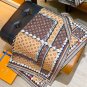 5 SLV250718mm double-sided 90x90cm diagonal silkLV《Dandy Monogram》
