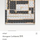 5 SLV250818mm double-sided 90x90cm diagonal silkLV《Monogram Confidential》_7519