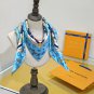 5 SLV250918mm double-sided 90x90cm diagonal silkLV《Flower And Straps》_7529
