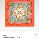 5 SLV252418mm double-sided 90x90cm diagonal silkLV《Flower and straps》_7524