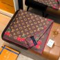 5 SLV253618mm double-sided 90x90cm diagonal silkLVãLV x TM Monogram Ceriseã