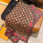 5 SLV253618mm double-sided 90x90cm diagonal silkLVãLV x TM Monogram Ceriseã