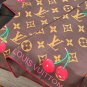 5 SLV253618mm double-sided 90x90cm diagonal silkLVãLV x TM Monogram Ceriseã