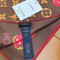 5 SLV253618mm double-sided 90x90cm diagonal silkLVãLV x TM Monogram Ceriseã