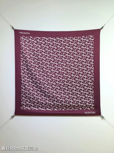 5 SVT250118mm double-sided 90x90cm diagonal silkValentino's' Full V '