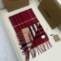 5. Grid Pattern Color blocked Scarf Camel color blocked with bright redSize 168x30