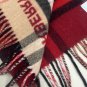 5. Grid Pattern Color blocked Scarf Camel color blocked with bright redSize 168x30
