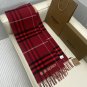 5. Grid Pattern Color blocked Scarf Camel color blocked with bright redSize 168x30