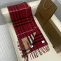 5. Grid Pattern Color blocked Scarf Camel color blocked with bright redSize 168x30