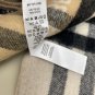 5. plaid color blocked scarf camel color block whiteSize 168x30cm 100% Lana cashme